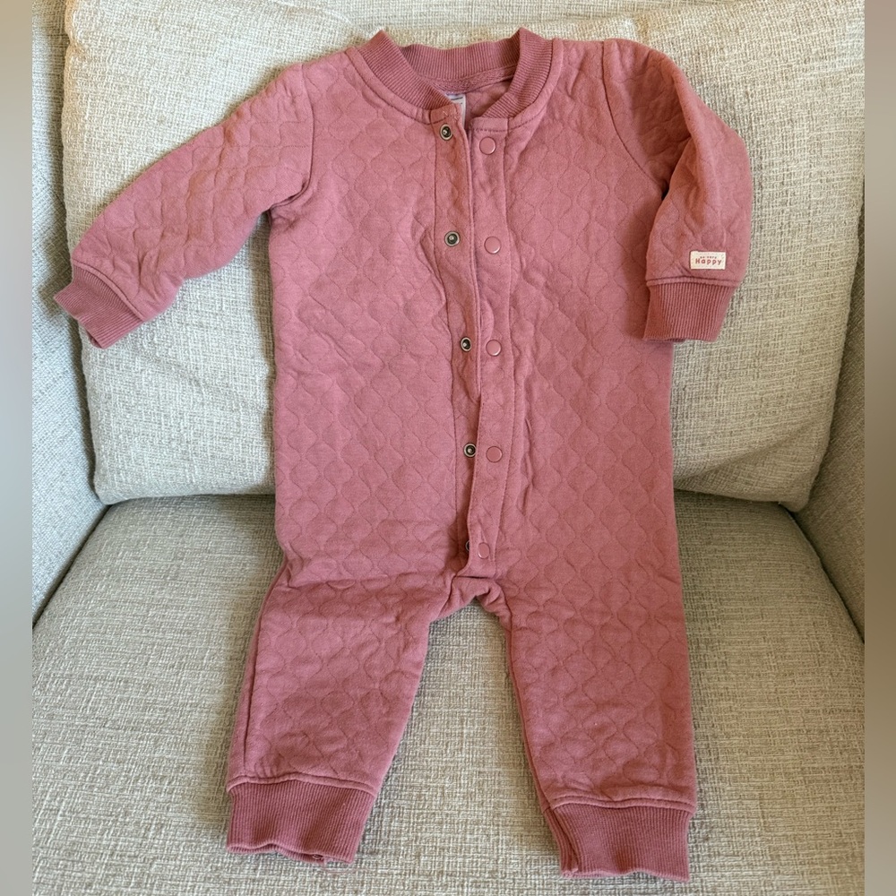 Pink cotton Carter’s warm bodysuit